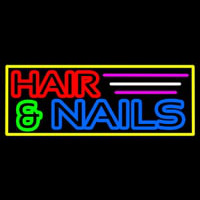 Hair And Nails Double Stroke Neonreclame