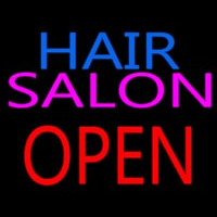 Hair Salon Block Open Neonreclame