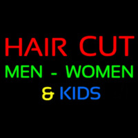 Haircut Men Women And Kids Neonreclame