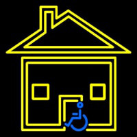 Handicapped Housing Neonreclame