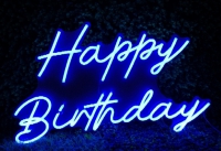 Happy Birthday Neonreclame