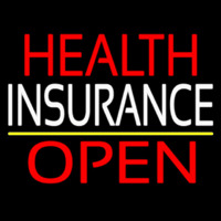 Health Insurance Open Neonreclame