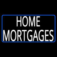 Home Mortgage With White Blue Border Neonreclame