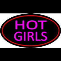 Hot Girls With Red Border Neonreclame