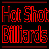 Hot Shot Billiards Neonreclame