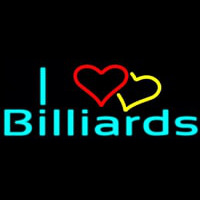 I Love Billiards 2 Neonreclame