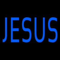 Jesus Blue Neonreclame