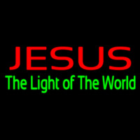 Jesus The Light Of World Neonreclame