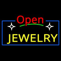 Jewelry Open Red Neonreclame