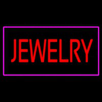 Jewelry Rectangle Purple Neonreclame