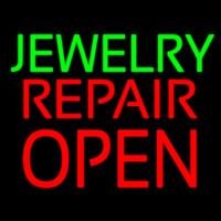 Jewelry Repair Block Open Neonreclame