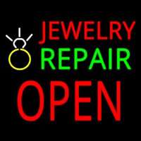 Jewelry Repair Block Open With Logo Neonreclame