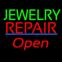 Jewelry Repair Open Blue Line Neonreclame