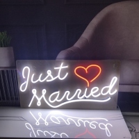 Just Married Neonreclame