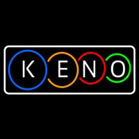 Keno With Border Neonreclame