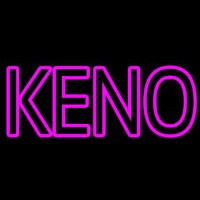 Keno With Outline Neonreclame