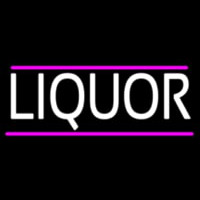 Liquors With Pink Out Line Neonreclame