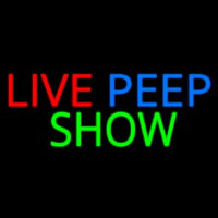 Live Peep Show Neonreclame