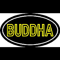 Lord Buddha With Border Neonreclame