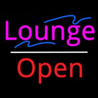 Lounge Open White Line Neonreclame