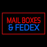 Mail Bo es And Fede  Rectangle Red Neonreclame