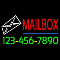 Mailbo  Blue Line Phone Number Neonreclame