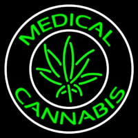 Medical Cannabis With Logo Neonreclame