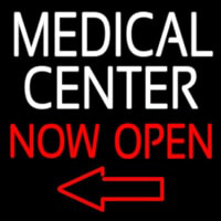 Medical Center Now Open Neonreclame