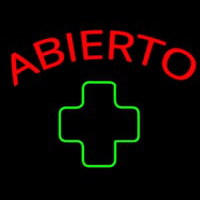 Medical Cross Abierto Neonreclame