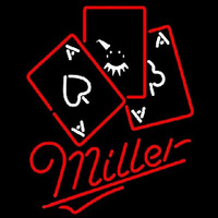 Miller Ace And Poker Beer Sign Neonreclame