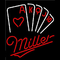 Miller Poker Series Beer Sign Neonreclame