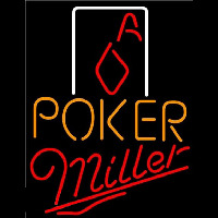 Miller Poker Squver Ace Beer Sign Neonreclame