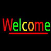 Multi Colored Welcome Neonreclame