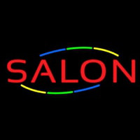 Multicolored Double Stroke Salon Neonreclame