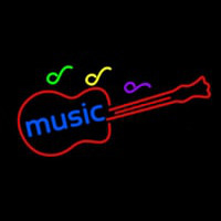 Music Guitar Neonreclame