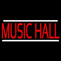 Music Hall White 1 Neonreclame