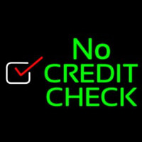 No Credit Check Neonreclame