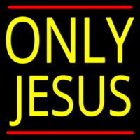 Only Jesus With Line Neonreclame