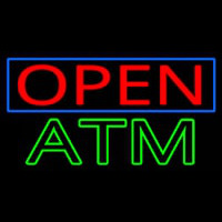 Open Atm Neonreclame