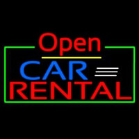 Open Car Rental Neonreclame