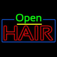 Open Double Stroke Hair Neonreclame