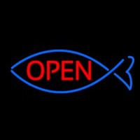 Open With Fish Neonreclame