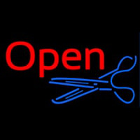 Open With Scissor Logo Neonreclame