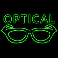 Optical With Glass Logo Neonreclame