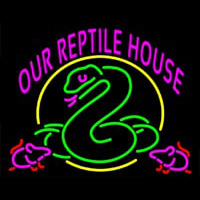 Our Reptile House Neonreclame