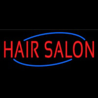 Oval Hair Salon Neonreclame