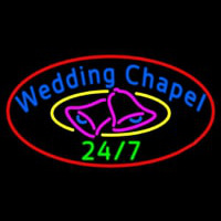 Oval Wedding Chapel With Bell Neonreclame