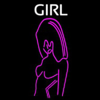 Pink Girl Strip Club Neonreclame