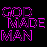 Pink God Made Man Neonreclame