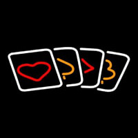 Poker Cards Icon 1 Neonreclame